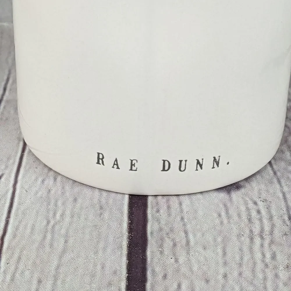 Rae Dunn LET IT SNOW Ceramic Winter Snow Scented Candle - 13.2 oz
